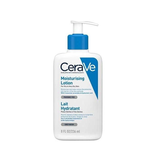 CeraVe mitrinošs losjons sejai un ķermenim, 236 ml