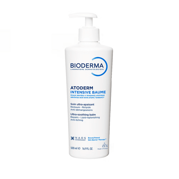 Bioderma Atoderm Intensive Baume īpaši nomierinošs ķermeņa balzams ļoti sausai un atopiskai ādai, 500 ml
