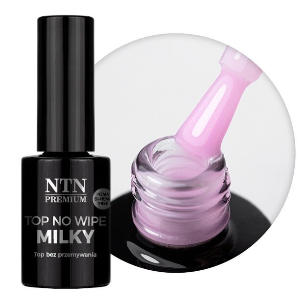 Gela laka virskārta Top Milky No Wipe Pink NTN, 7 g
