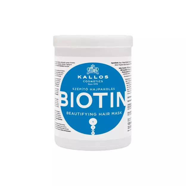 Kallos Biotin matu maska, 1000 ml