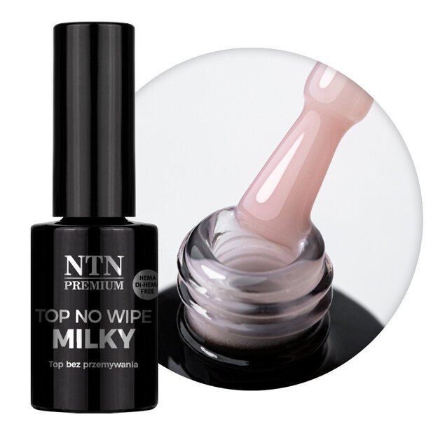 Gela laka virskārta Top Milky No Wipe Nude NTN, 7 g