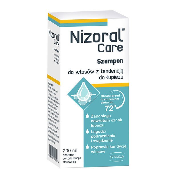 Plaukų šampūnas nuo pleiskanų Nizoral Care, 200 ml