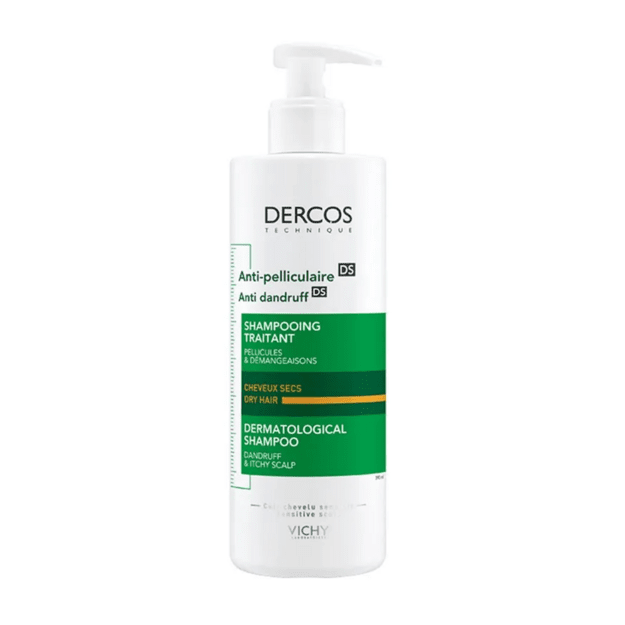 Vichy Dercos pretblaugznu šampūns sausiem matiem, 390 ml