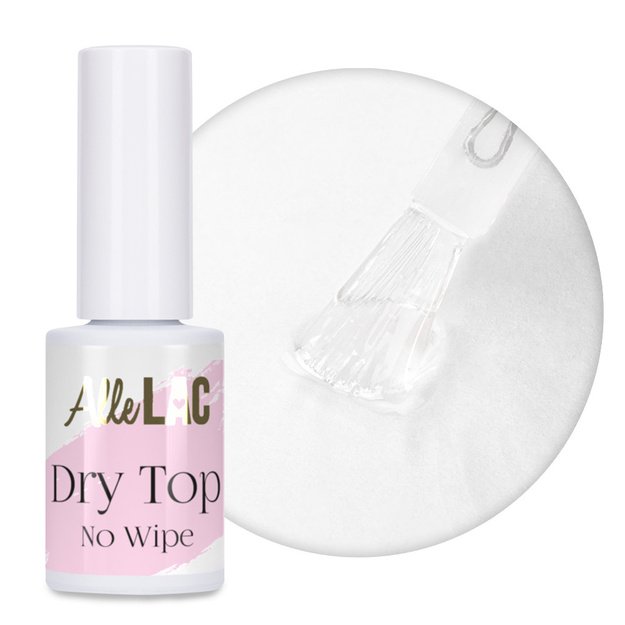 AlleLac Dry Top High Gloss No Wipe virskārta nagiem, 7 g