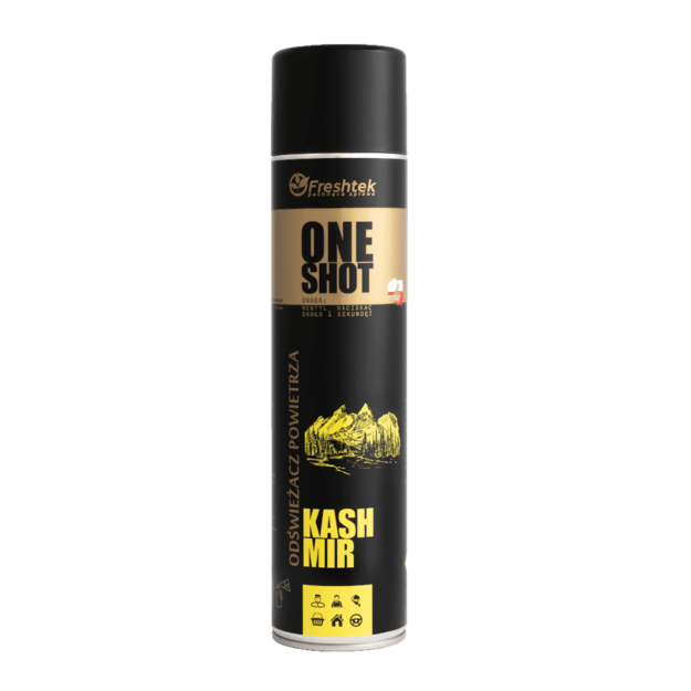 Freshtek ONE SHOT gaisa atsvaidzinātājs Kashmir, 600 ml