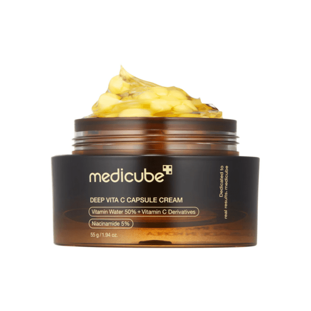 Medicube Deep Vita C Capsule izgaismojošs sejas krēms ar C vitamīnu, 55 g