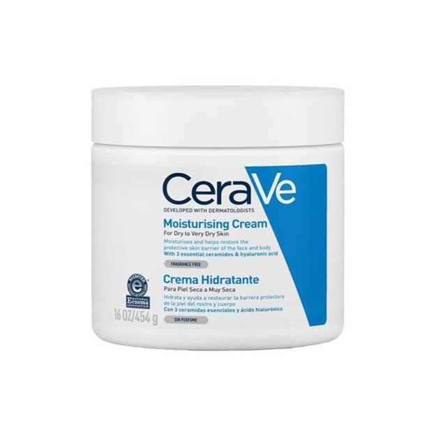 CeraVe Hydrating Cream mitrinošs krēms sausai un ļoti sausai ādai, 454 g