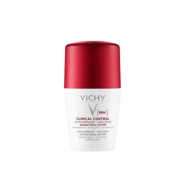 Vichy Clinical Control 96h dezodorants-antiperspirants pret svīšanu un nepatīkamu aromātu, 50 ml