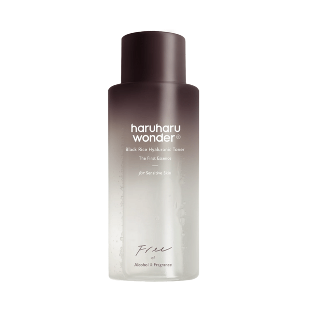 Haruharu Wonder Black Rice Hyaluronic Toner toniks jutīgai ādai bez spirta un smaržvielām, 150 ml