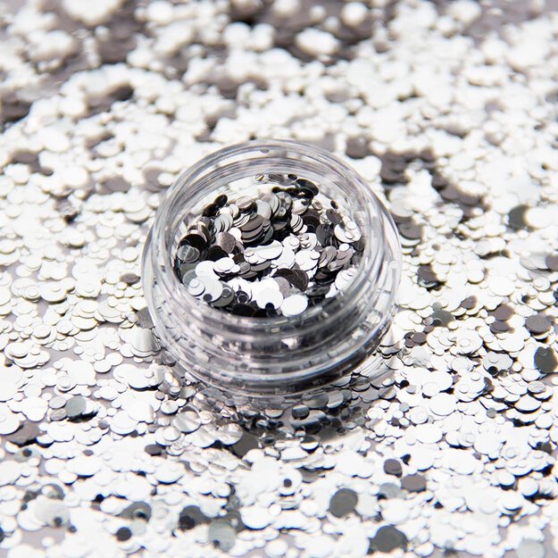 Nagų dekoracijos Silver Drops 1