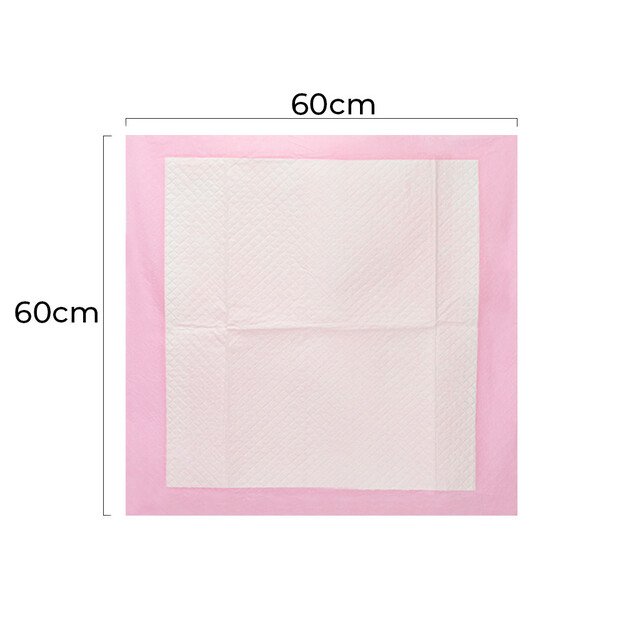 Vienreizlietojami rozā paliktņi 60x60 cm 100 gab 1