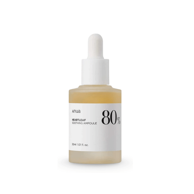 Anua Heartleaf 80% Moisture Soothing Ampoule nomierinošs sejas serums, 30 ml