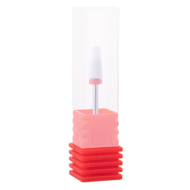 Keramiskais frēzes uzgalis Umbrella, nogriezta konusa forma, F (smalks), 3/32" 2