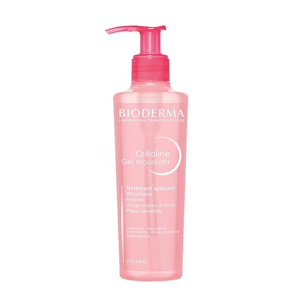 Bioderma Créaline Gel Moussant putojošs attīrošais gels jutīgai ādai, 200 ml