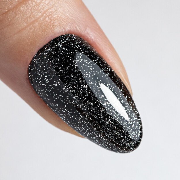 Gela laka virskārta Top Quick Finish Gel Diamond Silver NTN, 7 g 1