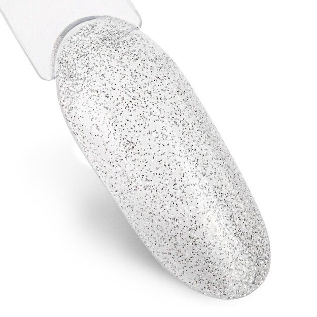 Gela laka virskārta Top Quick Finish Gel Diamond Silver NTN, 7 g 2