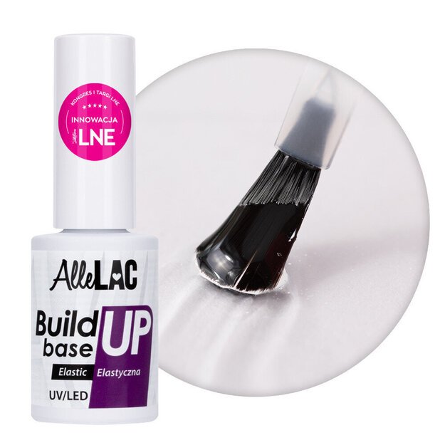 Gelinio nagų lako bazė Build Up Base Elastic AlleLac, 5 g