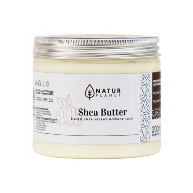 Nerafinēts šī sviests (Karité) 200 ml – tīrs, auksti spiests