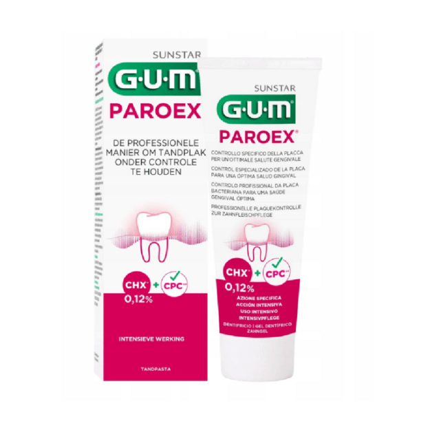 GUM Paroex 0,12% zobu pasta, 75 ml