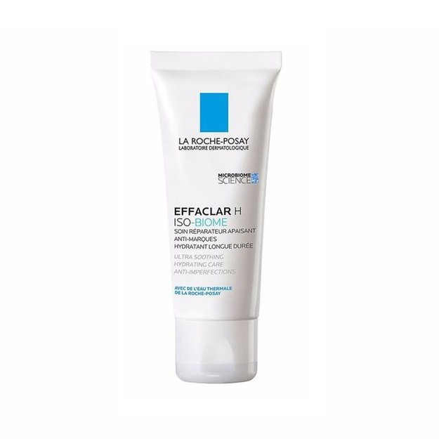 La Roche-Posay Effaclar H Iso-Biome mitrinošs sejas krēms jutīgai un problemātiskai ādai, 40 ml