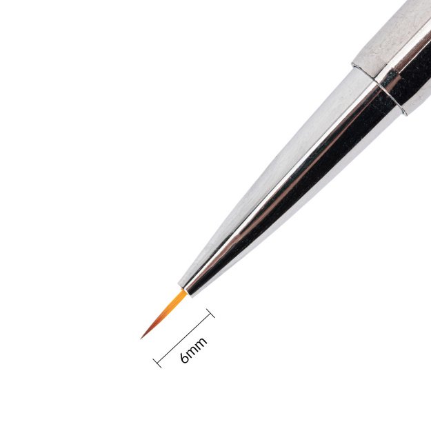 AlleLac rozā abpusēja otiņa nagu dizainam 6 mm un 12 mm
