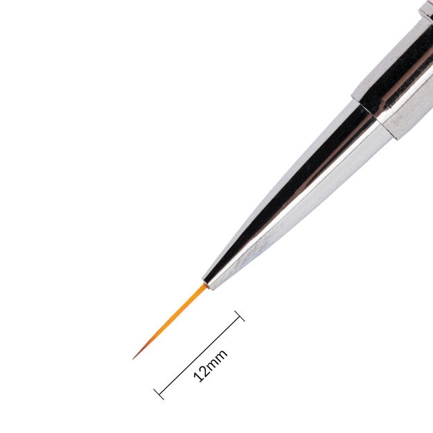 AlleLac rozā abpusēja otiņa nagu dizainam 6 mm un 12 mm