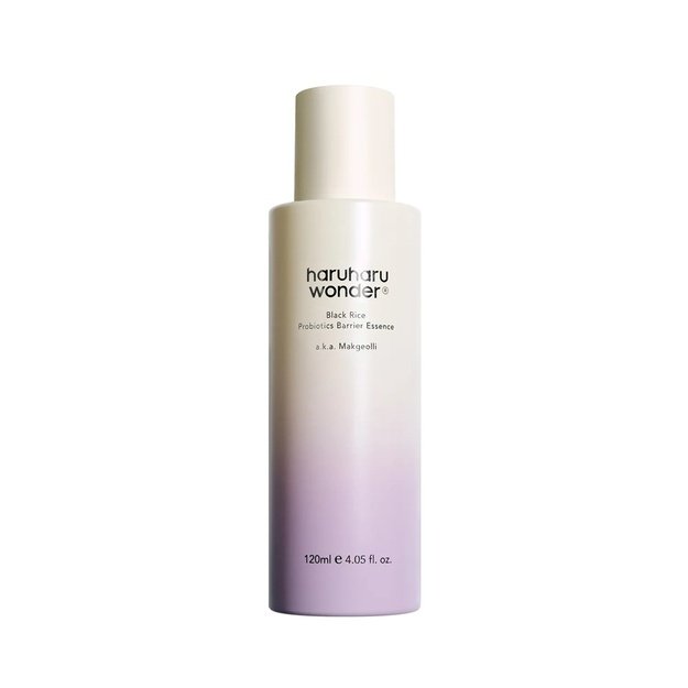 Haruharu Wonder Black Rice Probiotics Barrier Essence – sejas esence ar melnajiem rīsiem un keramīdiem, 120 ml