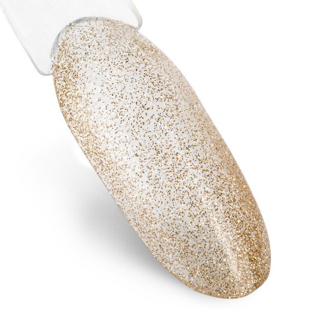 Gela laka virskārta Top Quick Finish Gel Diamond Gold NTN, 7 g 2