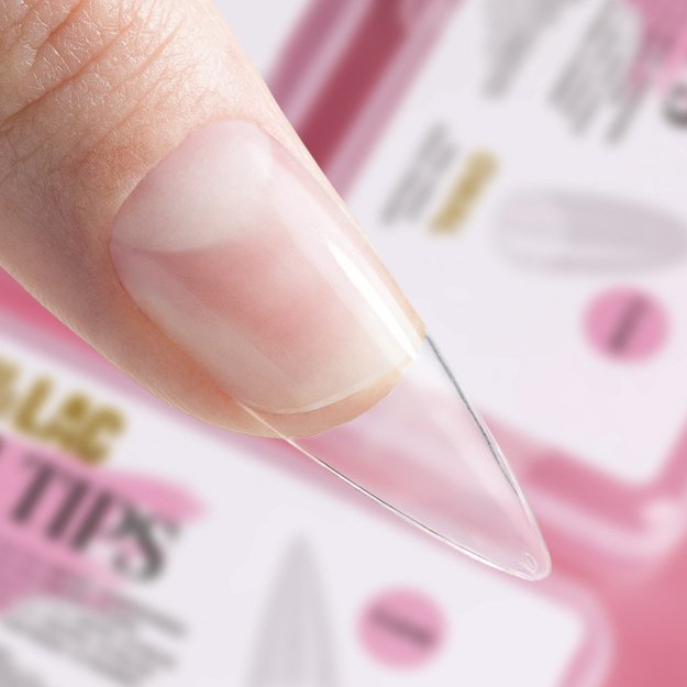 AlleLac Flexi Tips mandeļu formas nagu pieaudzēšanas tipši 240 gab 1