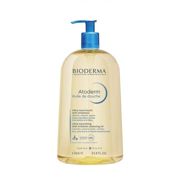 Bioderma Atoderm Ultra-Nourishing масло для душа для сухой и чувствительной кожи, 1000 мл