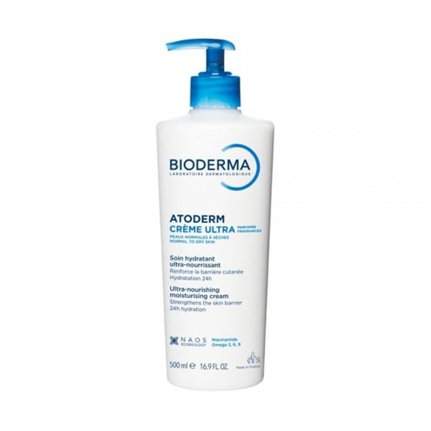 Bioderma Atoderm Crème Ultra īpaši barojošs ķermeņa krēms, 500 ml