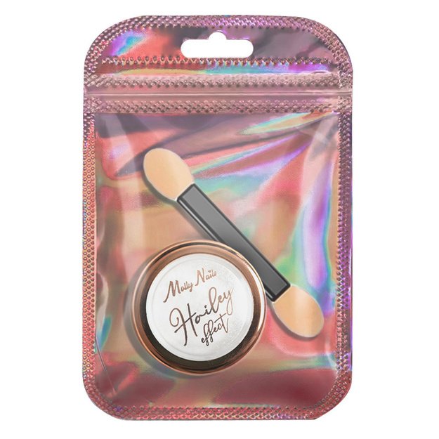 Molly Nails Hailey Effect nagu pulveris ar aplikatoru, 1 g