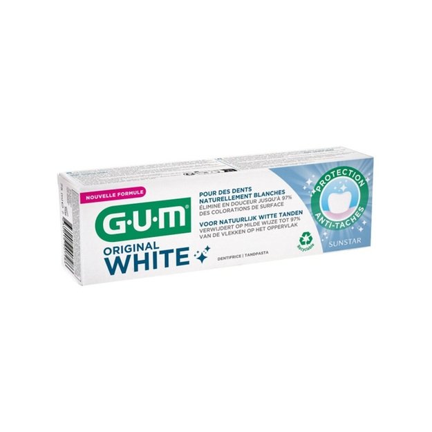 GUM Original White balinoša zobu pasta, 75 ml
