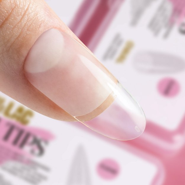 AlleLac Flexi Tips ovālas formas nagu pieaudzēšanas tipši 240 gab 1