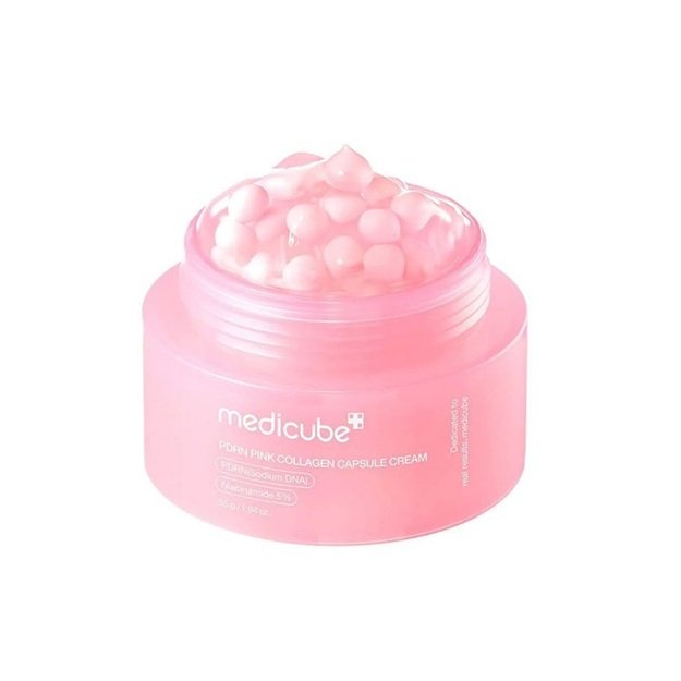 Medicube PDRN Pink Collagen Capsule mitrinošs un nostiprinošs sejas krēms, 55 g