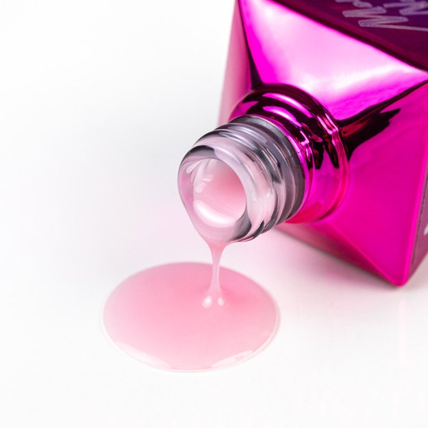 Top Milky MollyNails – pienains no wipe nagu tops Milky Pink, HEMA/Di-HEMA Free, 10 g