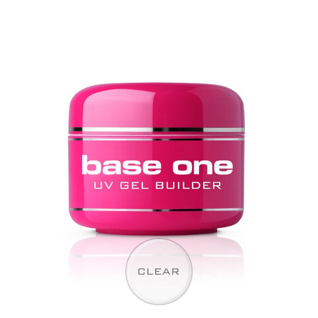 Statybinis gelis nagams Silcare Base One 15 g, Clear
