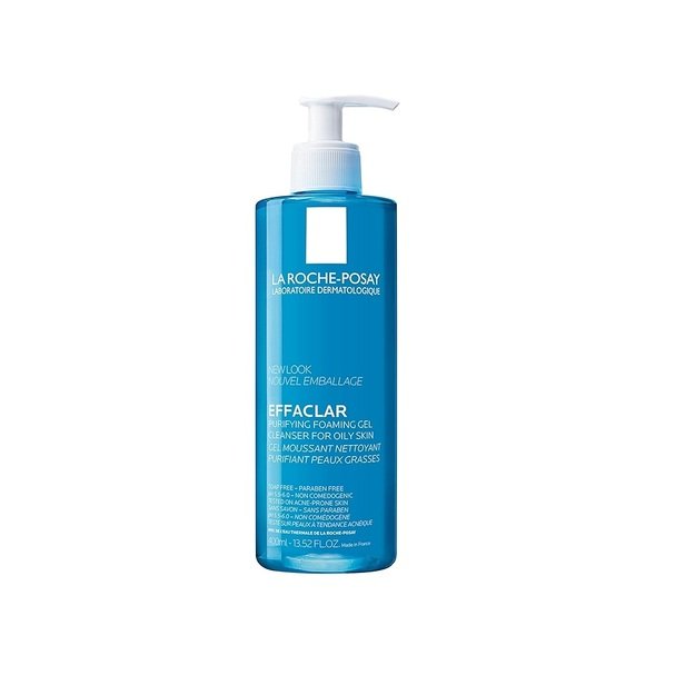 La Roche-Posay Effaclar attīrošs gels taukainai un aknei pakļautai ādai, 400 ml