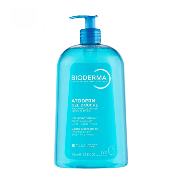 Bioderma Atoderm dušas želeja normālai, sausai un jutīgai ādai, 1000 ml