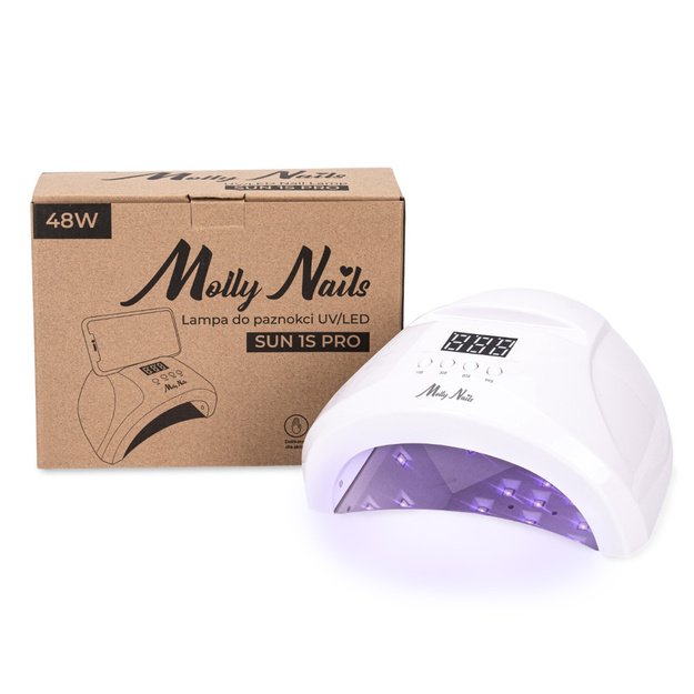 Molly Nails SUN 1S PRO UVLED nagu lampa 48W balta