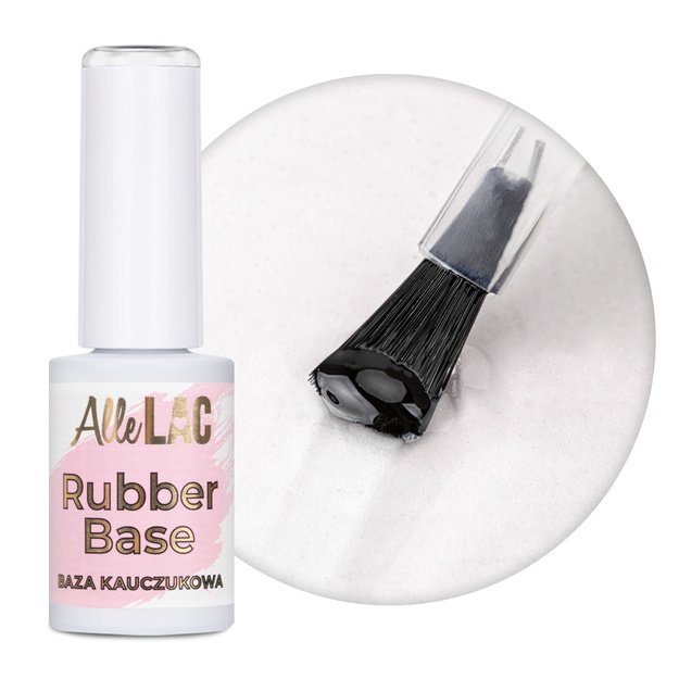AlleLac Rubber Base Clear – elastīga bāze nagiem, HEMADi-HEMA Free, 7 g
