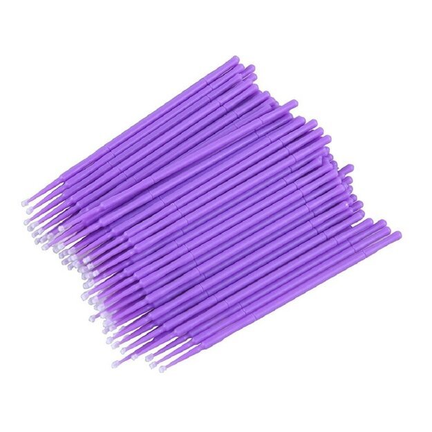 Aplikatoriai be pluošto blakstienoms Clavier, 1 mm, 100 vnt 1