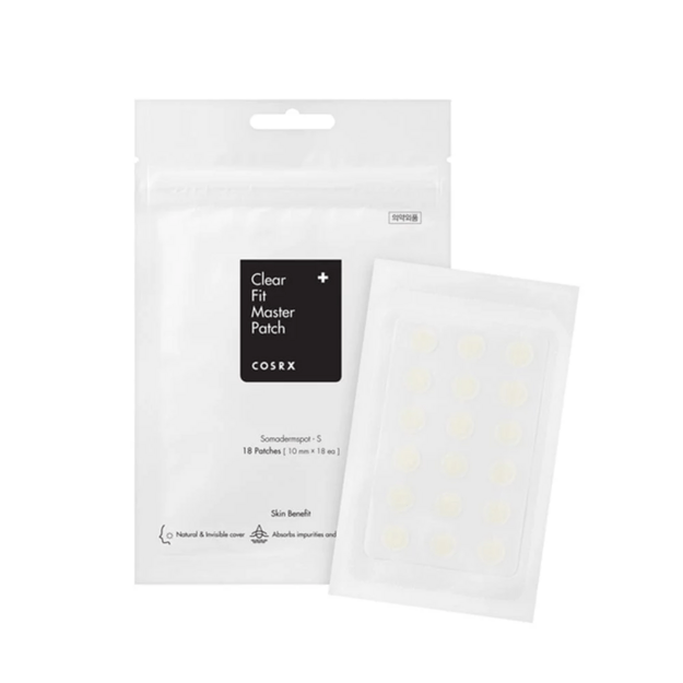 Cosrx Master Patch Clear Fit plāksteri pret pūtītēm, 18 gab
